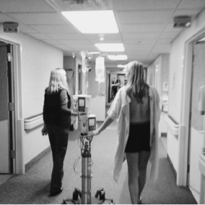 Heading to the Hallway shower